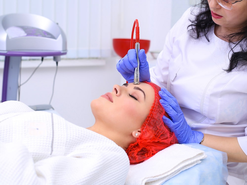 High frequency facial